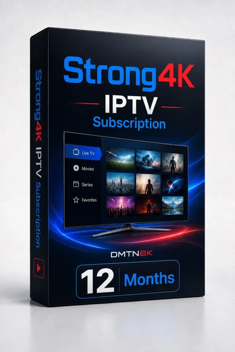 Strong4K IPTV Subscription – 12 Months