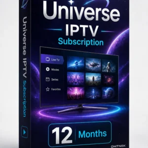 Universe IPTV Subscription – 12 Months