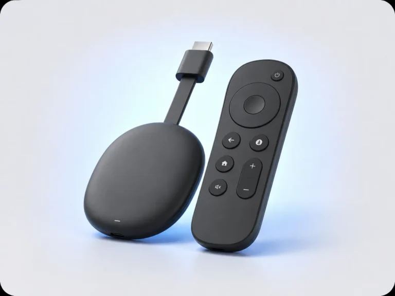 Streaming dongle connected to an HDMI port