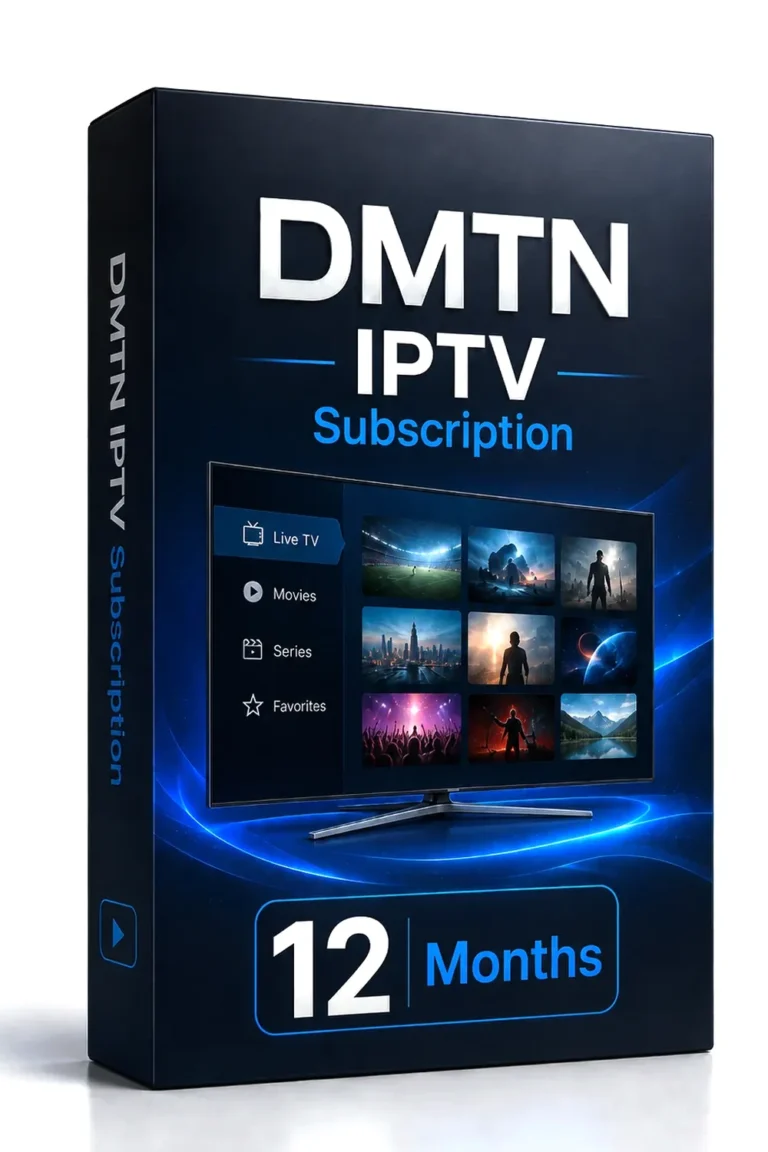 DMTN IPTV Subscription 12 months package